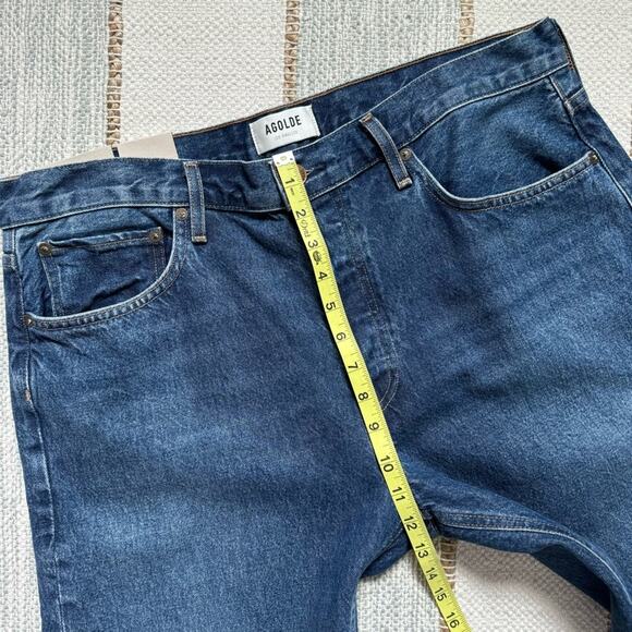 Agolde Parker Long Low Slung Vintage Straight High Rise Slouchy Jeans Women’s 31 - Picture 5 of 10
